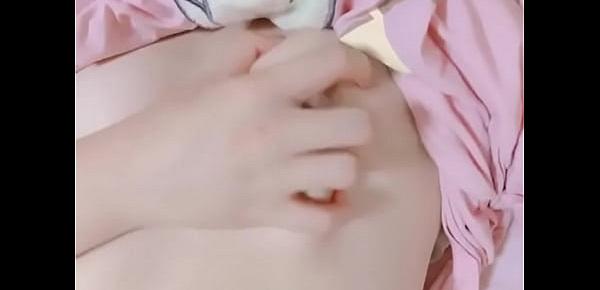  [HQ] Masturbation of Cute Young Breast